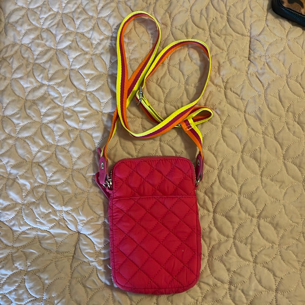Pink cross body